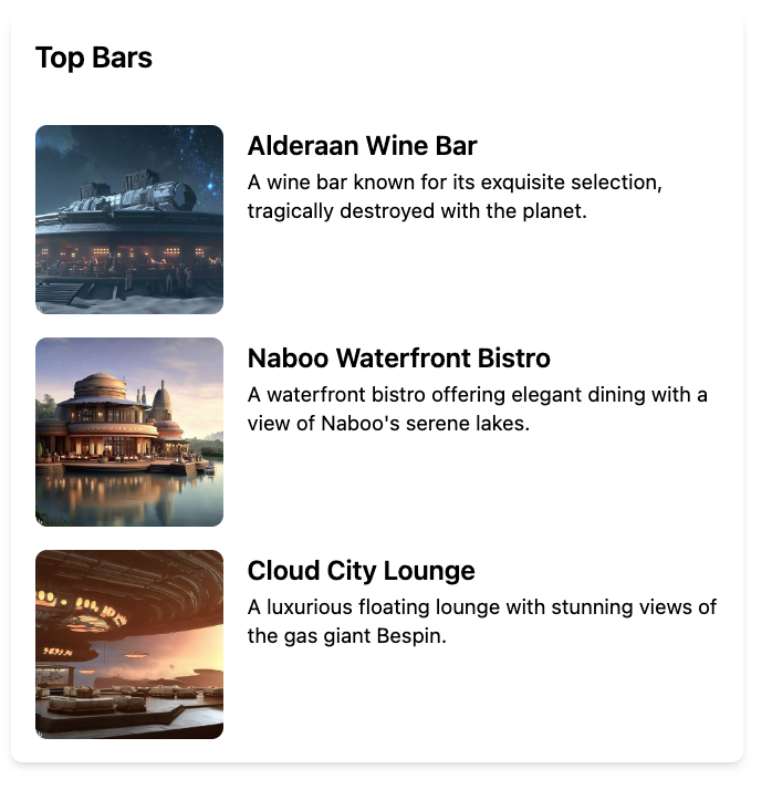 Top Bars